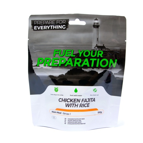 Fuel Your Preparation - Chicken Fajita with Rice - Freeze Dried Ready Meal