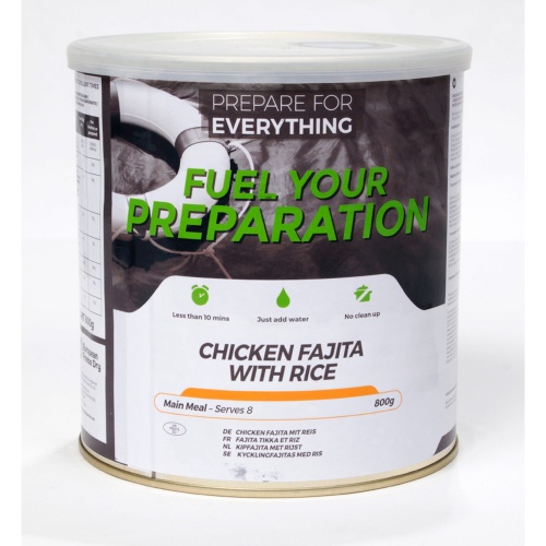 Fuel Your Preparation - Chicken Fajita with Rice - Long Life Tin