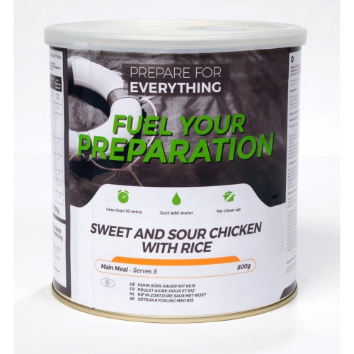 Fuel Your Preparation - Sweet and Sour Chicken with Rice (Box of 6 Tins)